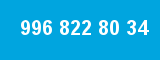996 822 80 34